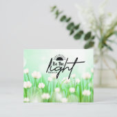 Wees het licht briefkaart (Staand voorkant)