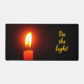 Wees het licht bureaumat (Voorkant)