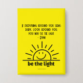 Wees het Licht Button (Voorkant)