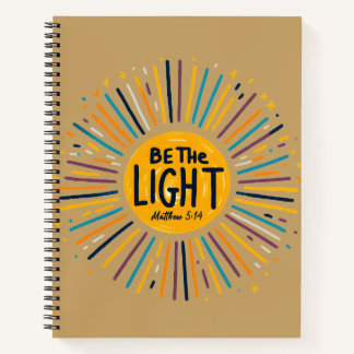 Wees Het Licht Christelijk | Matteüs 5:14 Inspirat Notitieboek