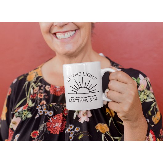 Wees het licht-Christelijk-religieus-geloof-bijbel Koffiemok