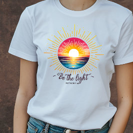 Wees het Licht Christelijk T-shirt