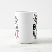 Wees het Licht Christelijke Kruis Religieuze Kerst Koffiemok (Center)