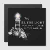 Wees het licht dat je wilt zien in de wereld (Voorkant / Achterkant)