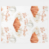 Wees het licht - fleece deken (Voorkant (Horizontaal))