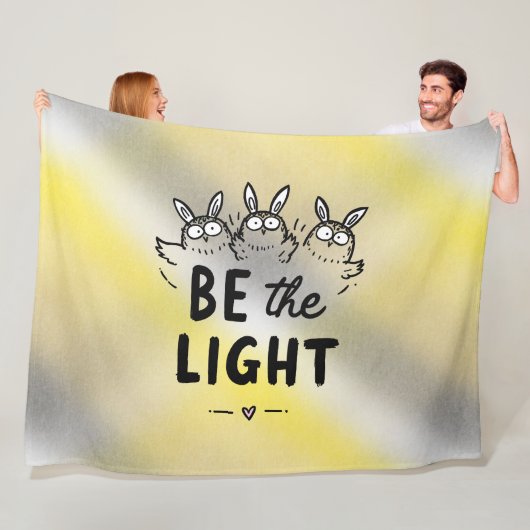 Wees het Licht Fleece Deken (In situ)