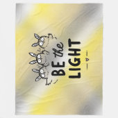 Wees het Licht Fleece Deken (Voorkant)