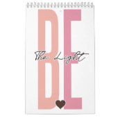 Wees het licht, inspireer, motiveer, help, liefde, kalender (Hoes)