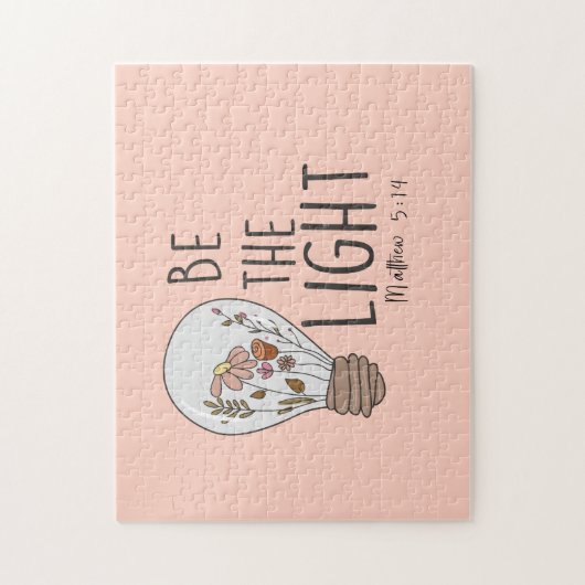 Wees het licht legpuzzel (Verticaal)