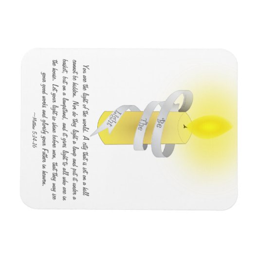 Wees het licht magneet (Horizontaal)