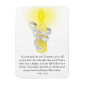 Wees het licht magneet (Verticaal)