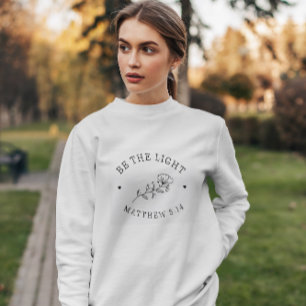 Wees het licht   Matthew 5:14 Bijbelverse T-shirt