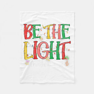 Wees het Licht Matthew 5_14 Christelijk Vrolijk Ke Fleece Deken