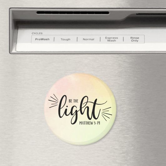 Wees het licht Matthew 5:14 Magneet (Insitu (Vaatwasser))