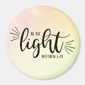 Wees het licht Matthew 5:14 Magneet (Voorkant)