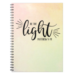 Wees het licht Matthew 5:14 Notitieboek