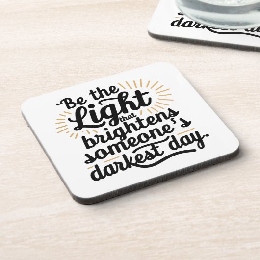 Wees het Licht Onderzetter (Linkerzijde)