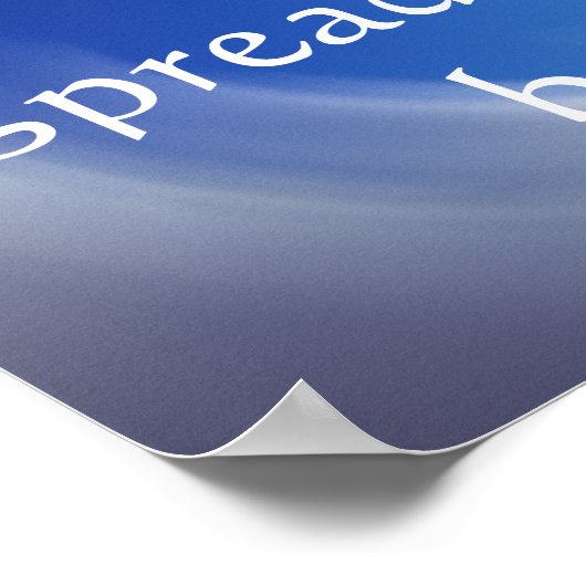 Wees het licht poster (Hoek)