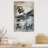 Wees het licht poster (Keuken)