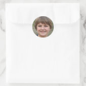 Wees het licht ronde sticker (Tas)