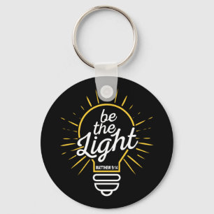 Wees het licht sleutelhanger