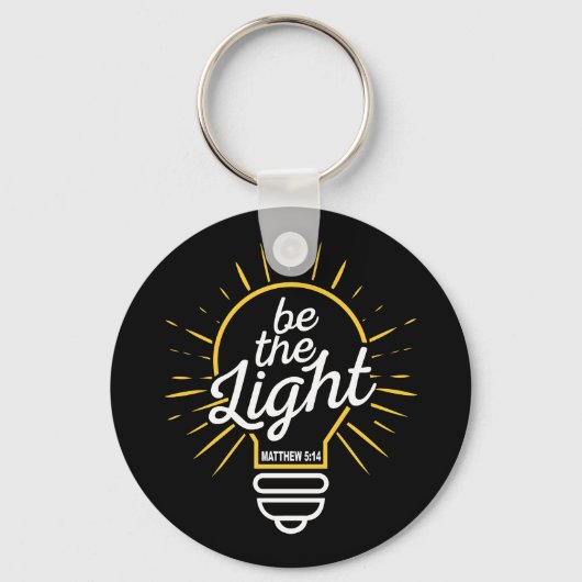 Wees het licht sleutelhanger (Voorkant)