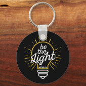 Wees het licht sleutelhanger (Achterkant)
