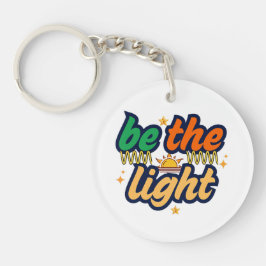 Wees Het Licht Sleutelhanger
