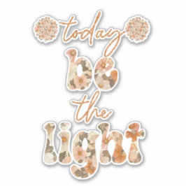 Wees het licht sticker