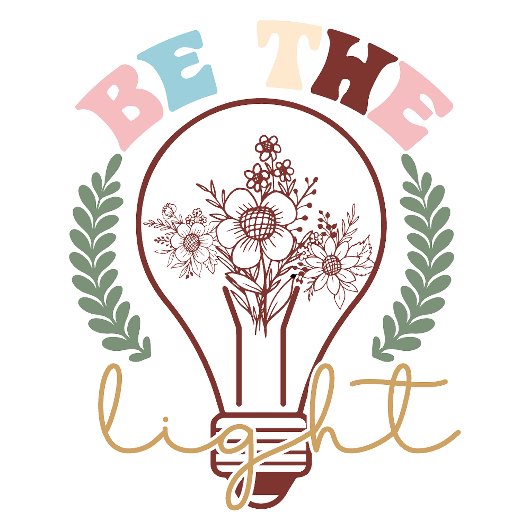 Wees het licht t-shirt