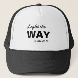 Wees het Licht teresa 23:12 Christelijke Inspirati Trucker Pet