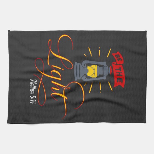 Wees het licht theedoek (Horizontaal)