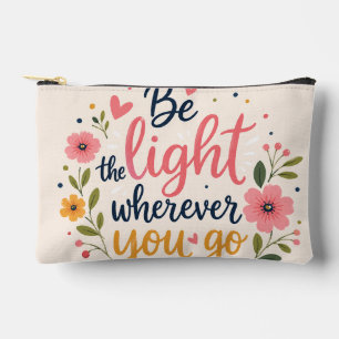 Wees het Licht Waar Je Ook Heen Gaat Bloemenschmin Etui