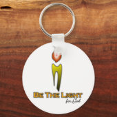 Wees het lichte Sleutelhanger (Voorkant)