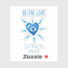 *~* WEES HET LIEFDESHART MET EYE Vinyl Sticker