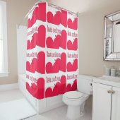 Wees het mijne Valentijnsdag Shower-gordijn Douchegordijn (In situ)