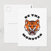 WEES HET MONSTER BRIEFKAART (Voorkant / Achterkant)