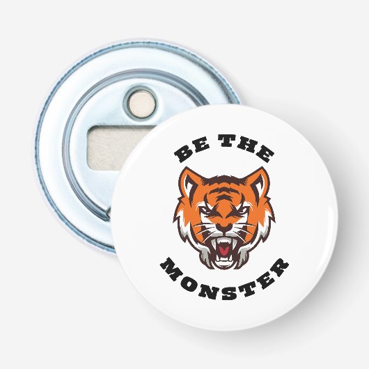 WEES HET MONSTER BUTTON FLESOPENER (Voorkant)