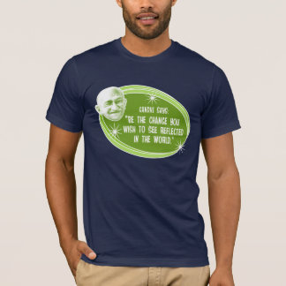 Wees het T-shirt van de Change Ghandi Quotation