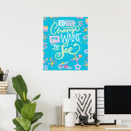 WEES HET VERANDERENDE POSTER