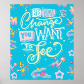 WEES HET VERANDERENDE POSTER (Voorkant)