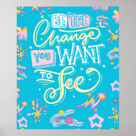 WEES HET VERANDERENDE POSTER