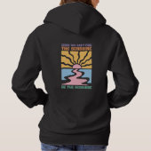 Wees het zonneschijn Inspirerend Hoodie (Achterkant)