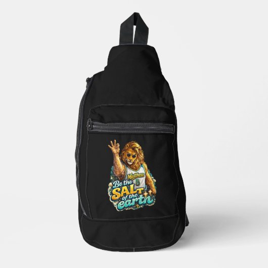 Wees het zout der aarde sling bag (Voorkant)