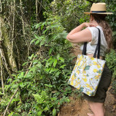 Wees hier nu een felgele canvas tas