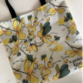 Wees hier nu een felgele canvas tas