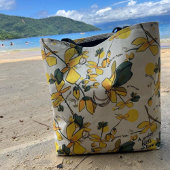 Wees hier nu een felgele canvas tas