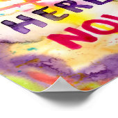 Wees hier nu poster (Hoek)