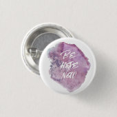 Wees hier nu. ronde button 3,2 cm (Voorkant /achterkant)