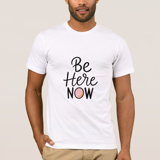 Wees hier nu t-shirt (Voorkant)
